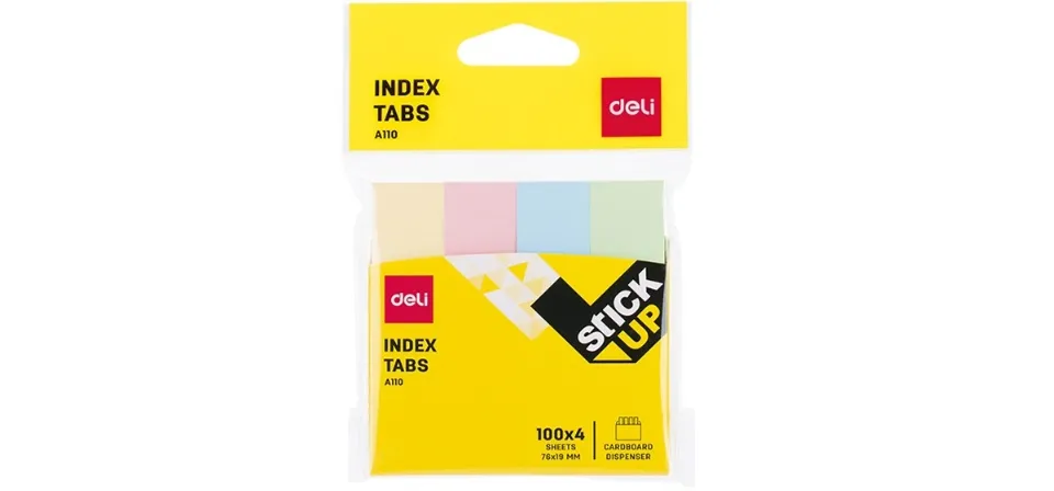 Giấy phân trang 4 màu (76x19mm)